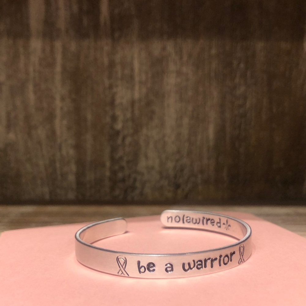 Be a warrior cancer bracelet